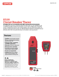 Thumbnail of document Data Sheet - BT-250 Circuit Breaker Tester